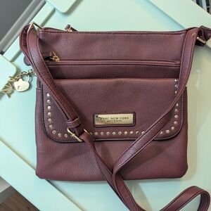 Marc New York Burgundy Crossbody Bag